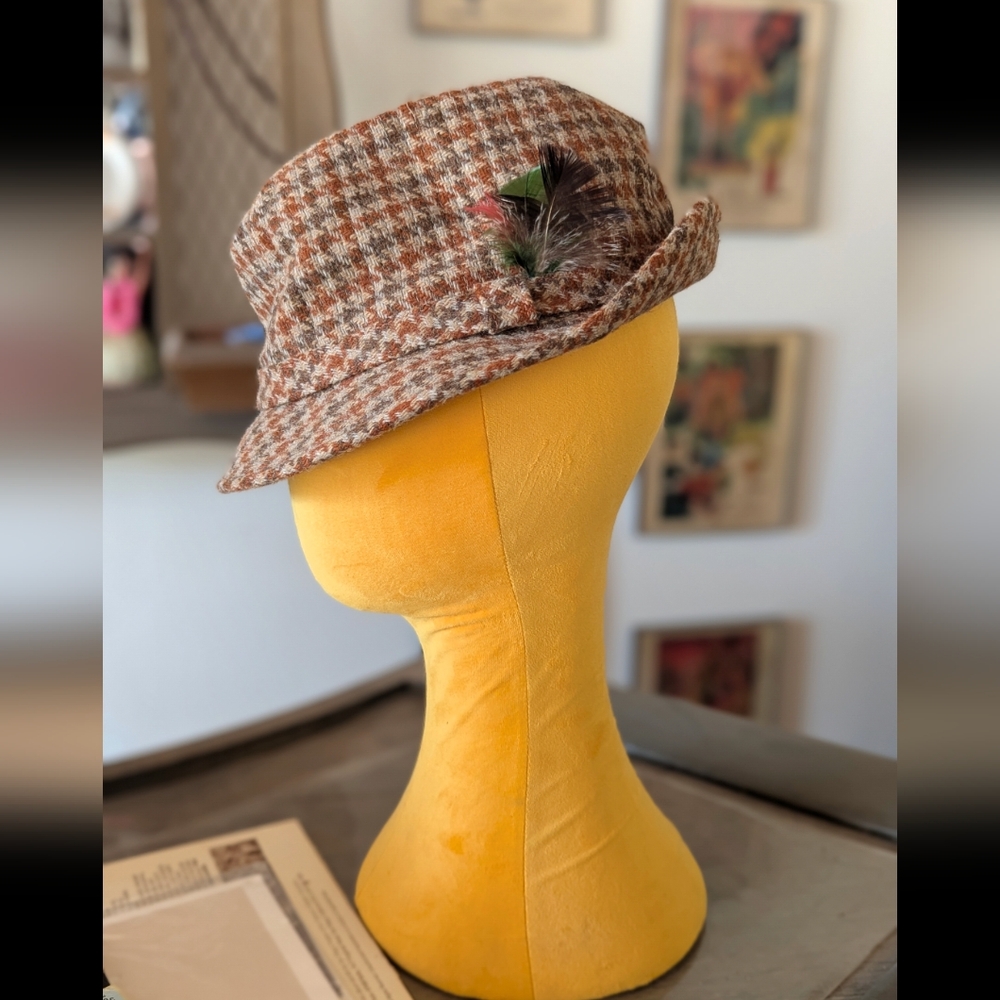 Vintage Biltmore Feathered Hat